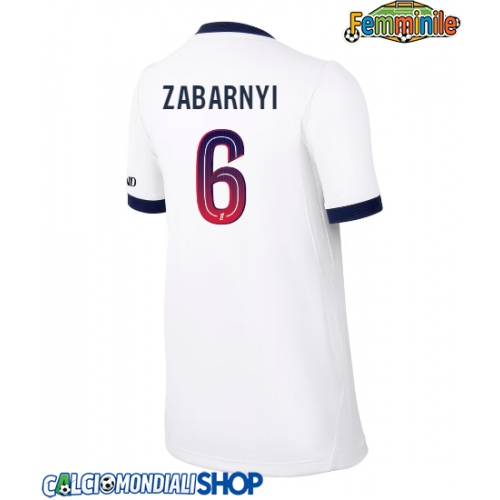 Maglie da calcio Paris Saint-Germain Ilya Zabarnyi #6 Seconda Maglia Femminile 2026-27 Manica Corta